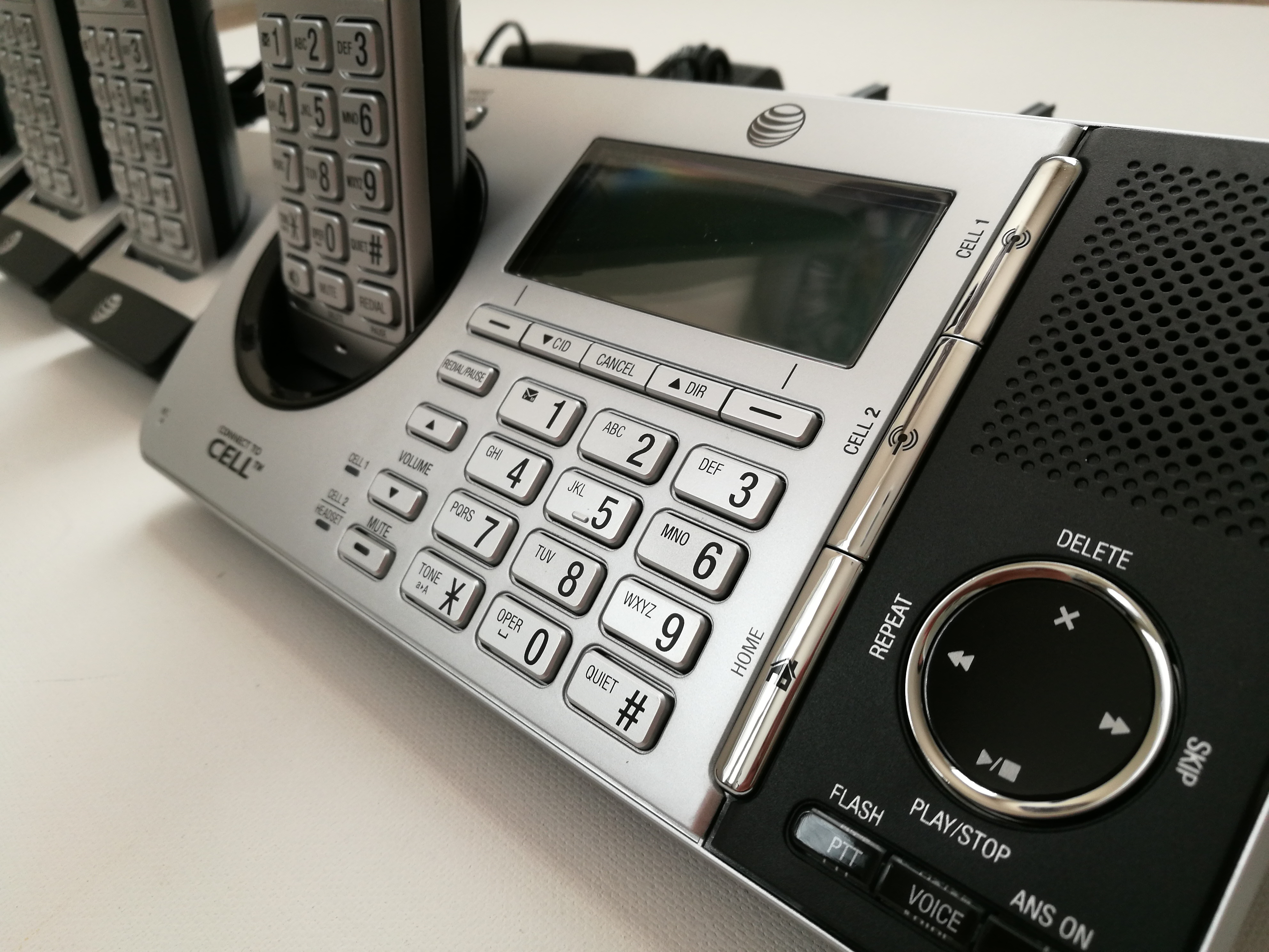 The AT&T DECT 6.0 Four Handset Cordless Phone System (TL96456) Is a